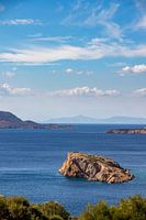 Island off the Greek coast.