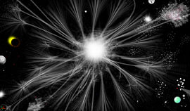 The birth of stars, the Sun, planets, comets and moons
