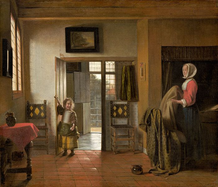 La Chambre à Coucher, Pieter de Hooch par Liszt Collection