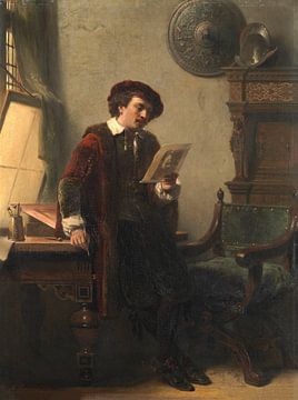 Rembrandt in zijn atelier, Nicolaas Pieneman