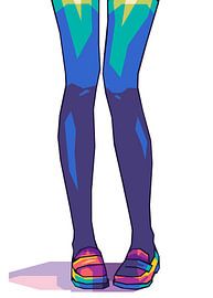 Beautiful Woman's Calf WPAP