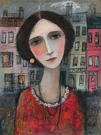 France | Colourful city life by Abstract Painting