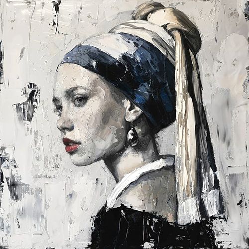 Girl with a Pearl Earring | Vermeer's Girl by ARTEO Paintings