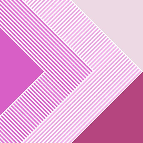 Abstract Retro Geometrie Roze