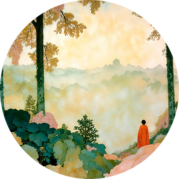 Dagdromer in het bos