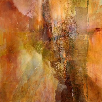 De toren - abstracte vormen in goud van Annette Schmucker