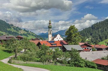 Oberau in de Wildschönau,Tirol,Oostenrijk van Peter Eckert