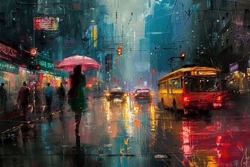 Cityscape Painting by Art Whims