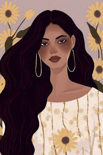 Moderne böhmische Illustration