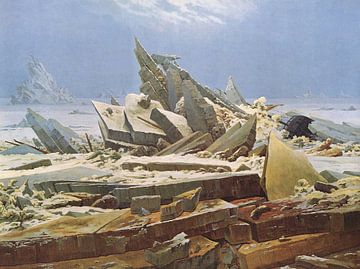 The Sea of Ice, Caspar David Friedrich by art icons