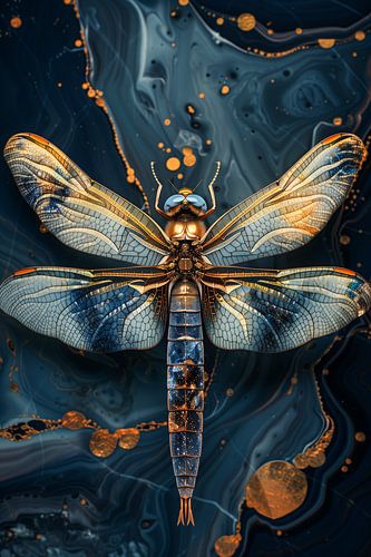Sapphire dragonfly