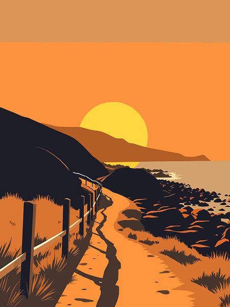 Zonsondergang Horizon van rendy okta