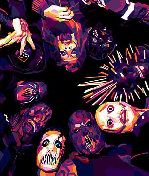 Slipknot WPAP van Awang WPAP Pop Art