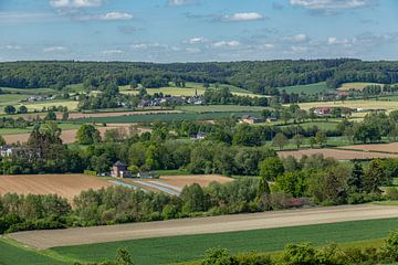 Uitzicht op Holset in Zuid-Limburg