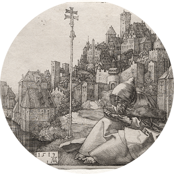 Lezende Sint Antonius, Albrecht Dürer van De Canon