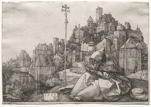 Reading Saint Anthony, Albrecht Dürer