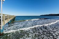 Brandung an der Seebrücke in Binz mit Blick in die Granitz von GH Foto & Artdesign Miniaturansicht