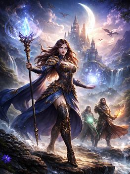 La sorcière de la lune et l'aube du destin des arcanes