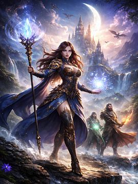 De Maangebonden Tovenares en de Dageraad van het Arcane Lot van Muhammad Ida Bagus Sadewa