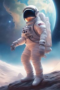 Astronaut op grote reizen van Digital Corner