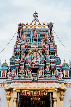 Temple hindou à Penang, Malaisie sur Jim Abbring