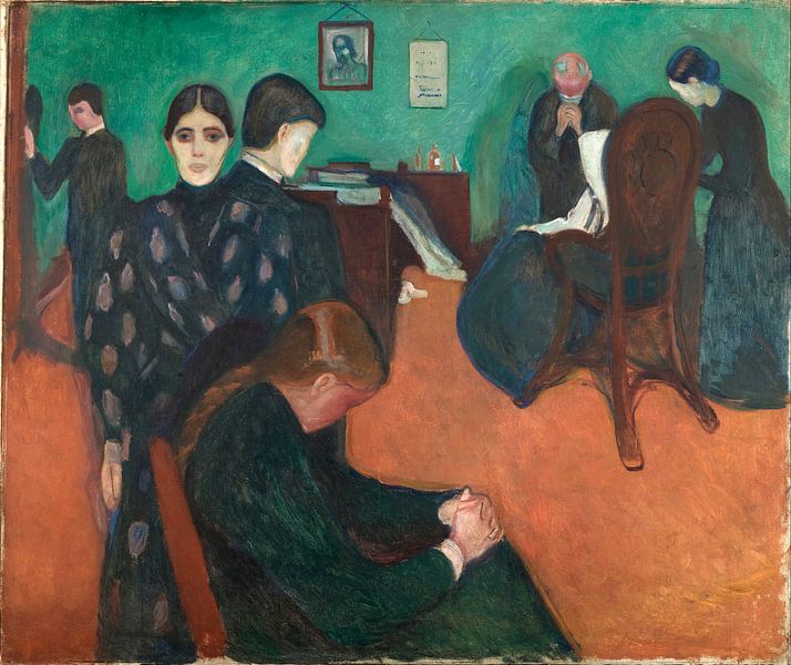 Edvard Munch. La mort à l'infirmerie par 1000 Schilderijen