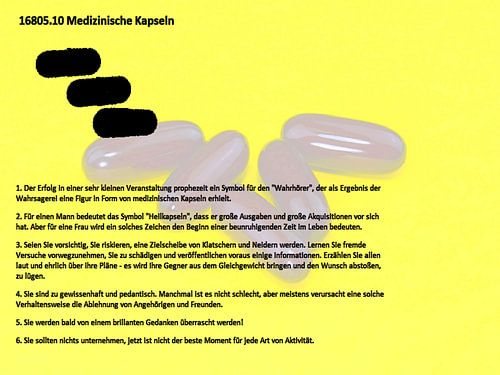 medicinale capsules 16805.10