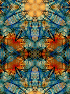 Inspiration Kirchenfenster Blau