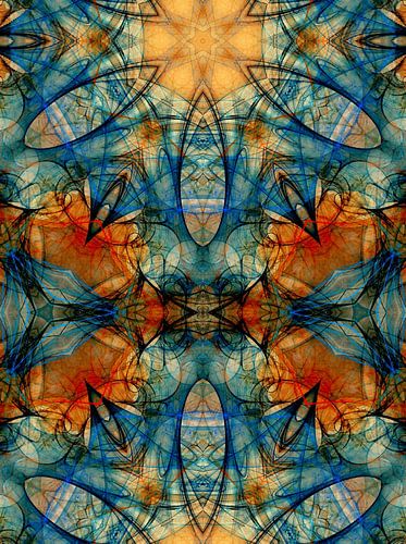 Inspiratie kerkraam blauw