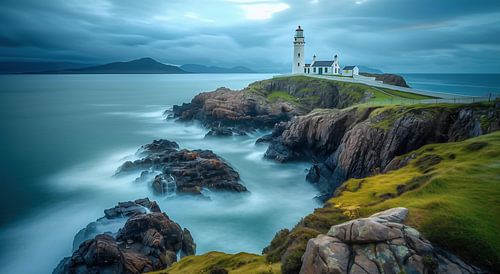 Lighthouse at sunset