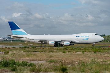 Een Boeing 747-400F van ASL Airlines. van Jaap van den Berg