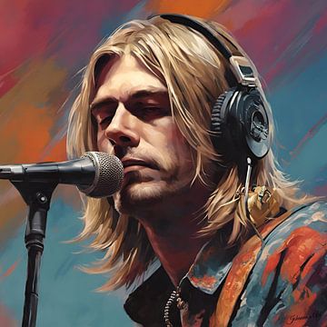 Kurt Cobain van Johanna's Art