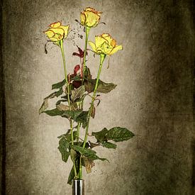 Gelbe Rosen von Henny Verbeek