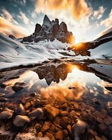 Winter in the Dolomites