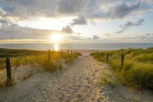 Strand, zee en zon van Dirk van Egmond