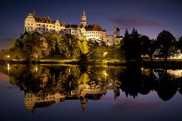 Sigmaringen Castle by night