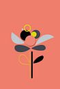 A colourful, minimalistic flower by Charlotte Hortensius thumbnail