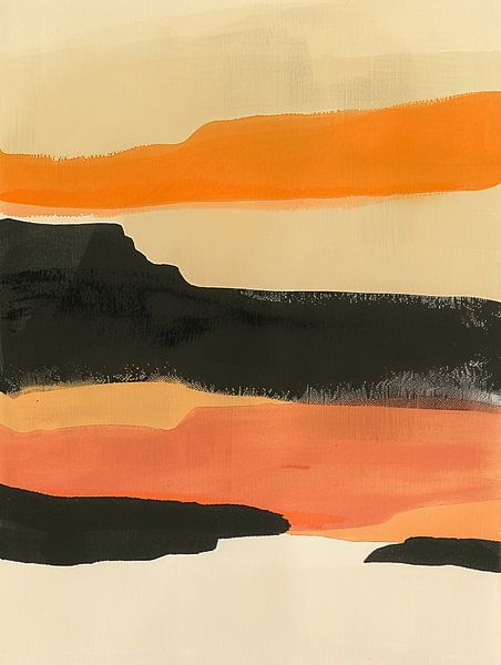 Landschaft Japandi innen von Moderne Kollektion