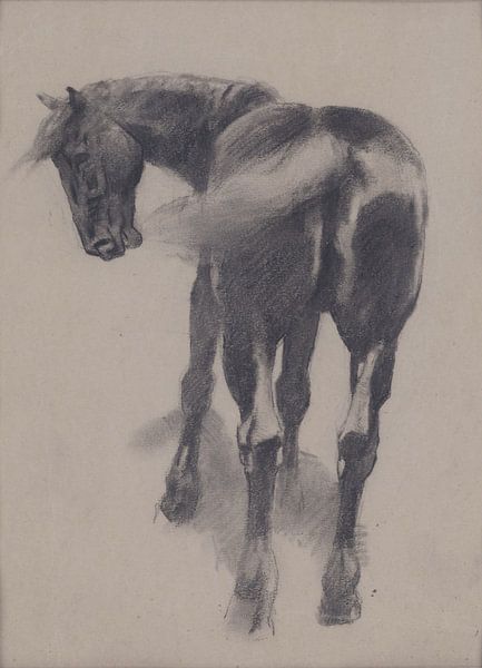 Xu Beihong, Schwarzes Pferd, 1920 von Atelier Liesjes
