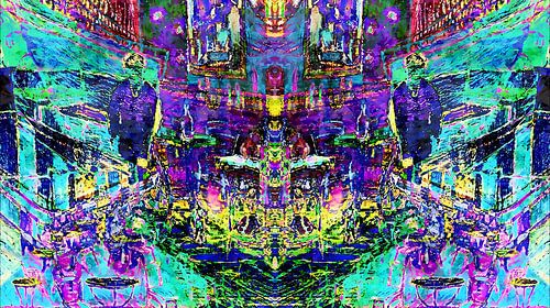 Van Gogh / Terrasse du café le soir / Remix