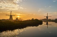 Sunrise Kinderdijk by Jos Pannekoek thumbnail