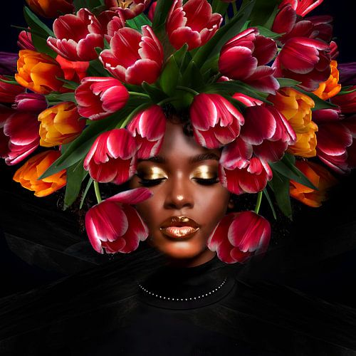 Golden Bloom: De Kracht van de Tulp van Sander Van Laar