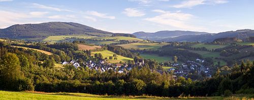 Panorama van het rozendorp Assinghausen