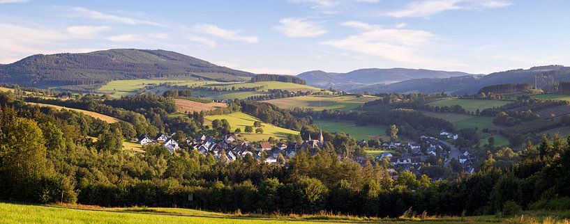 Panorama from the rose village Assinghausen by Sauerland-Fotos by Robin Deimel