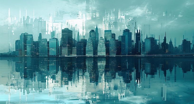 NYC in Schwarz von fernlichtsicht