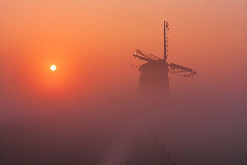 Moulin à vent du Bosmolen par Henry Oude Egberink