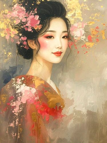 Japanerin im Kimono: Moderne klassische japanische Porträts