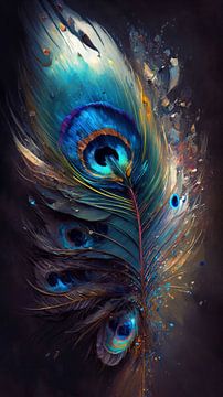 Peacock Feather by Preet Lambon