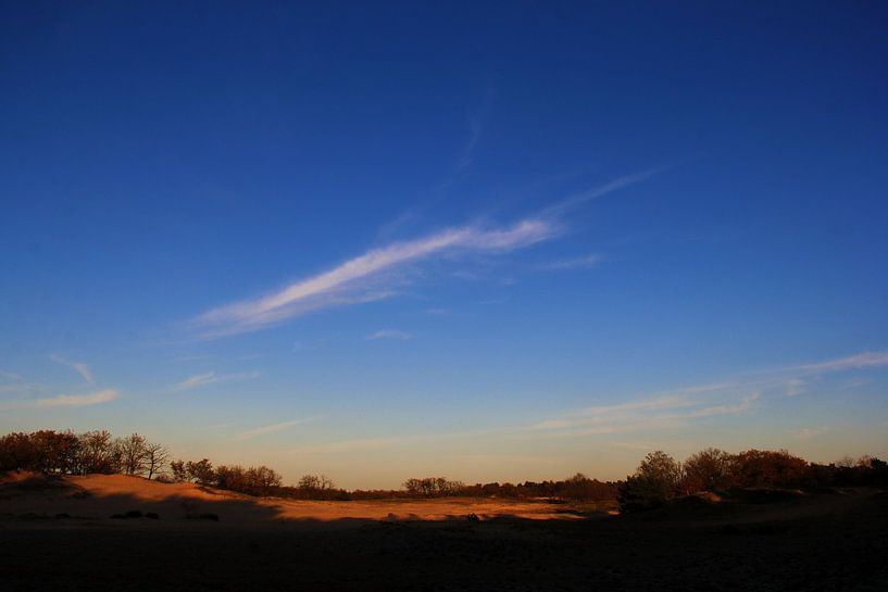 les dunes de brabantia au coucher du soleil par wiesje van den broek
