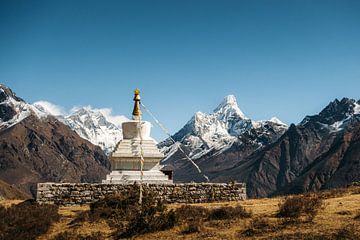 Mount Everest und Ama Dablam von Thea.Photo